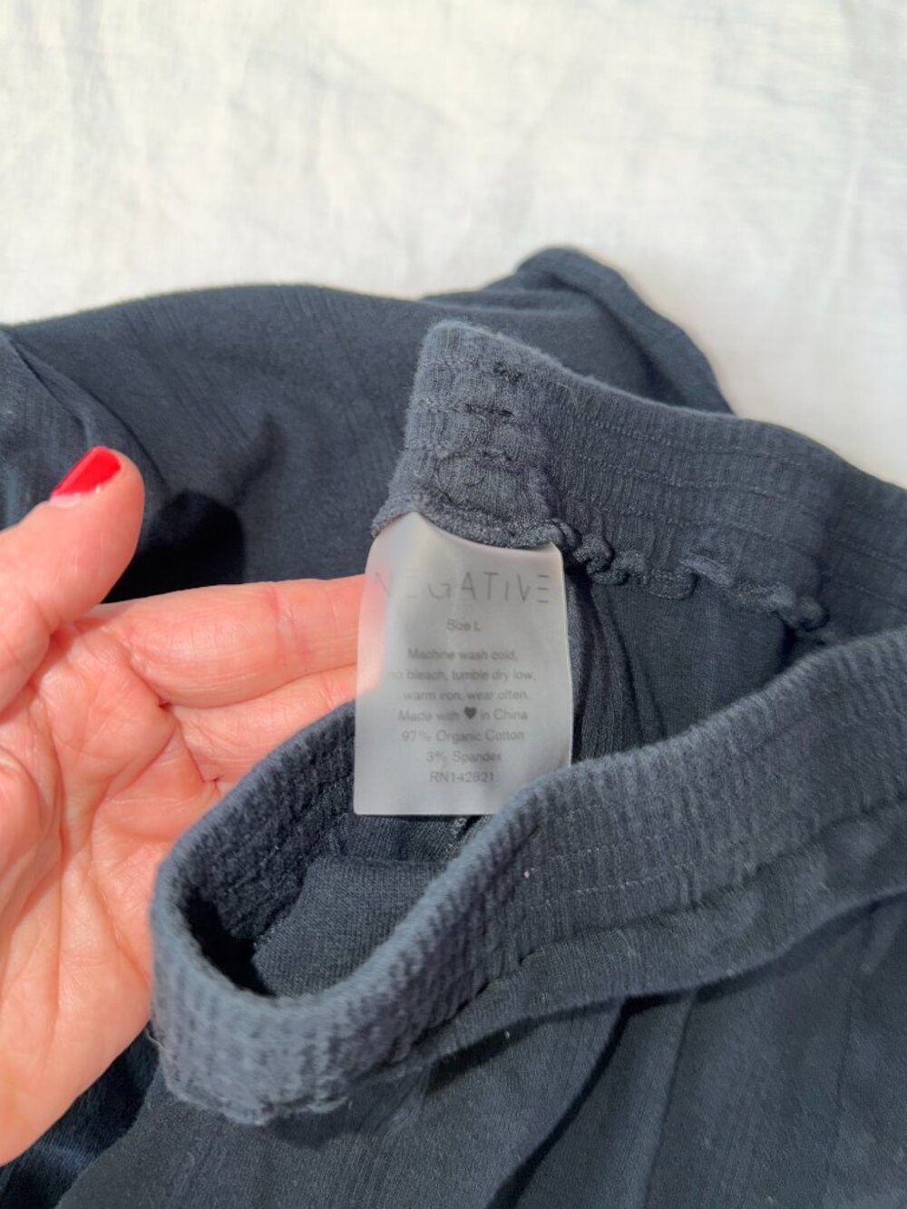 Negative Underwear Pointelle Flare Pant - Picture 4 of 4